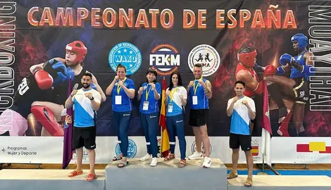Familia DAFIT KickBoxing no Campionato de Espana