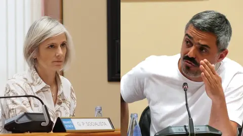 Patricia Iglesias do PSOE e Daniel Perez do BNG