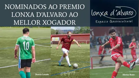 Nominados Premio Mellor Xogador Gala Futbol da Costa-QPC-2024