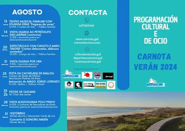 Tríptico VERÁN Carnota 2024 