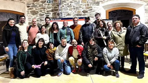 Milucho Louro a dereita no EMPRESAS PROYECTO MIES