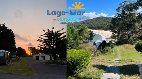 Campin Lagomar na praia do Lago Muxia