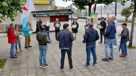 Concentracion Palestina en Corcubion