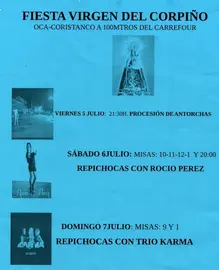 Festas Virxe do Corpino Coristanco