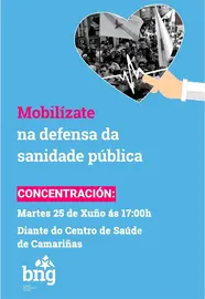 Cartaz concentración Camariñas