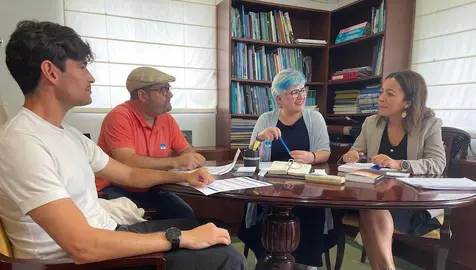 Damian Alvarez Pepe Formoso e Rosa SAnchez co Marta Villaverde