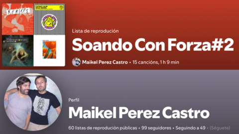 SoandoconForza playlist veran Maikel DJ