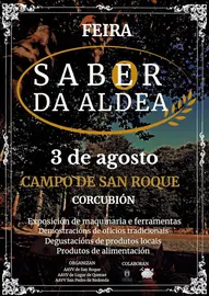 Cartel Feira S Roque Corcubion