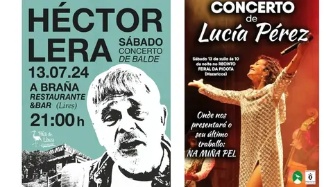 Hector Lera e Lucia Perez en Cee e Mazaricos