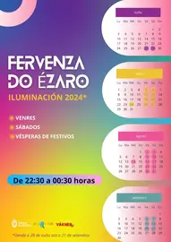 Horario Iluminacion Cascada Ezaro 2024