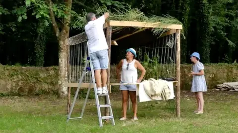 Preparando a Feira Sabor de Aldea na Redonda