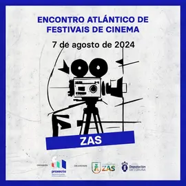 _Cartel_Encontro atlántico de festivais de cinema_Proxecta -Zas