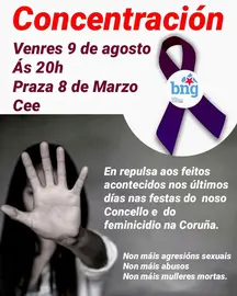 concentracion bng cee feminicidio