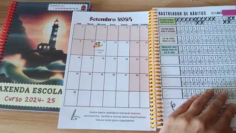 Axenda escolar galega Tu mochila creativa