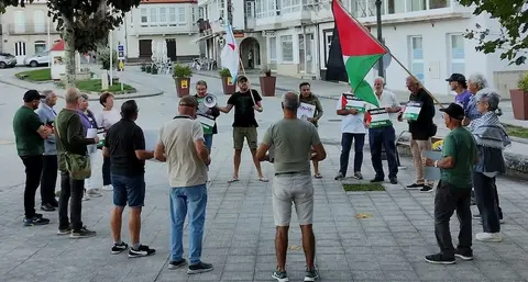 Concentración Palestina Corcubion 16-9-24