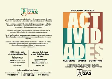 Actividades Municipais Zas 2024 2