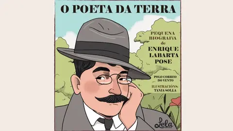 O poeta da Terra-Libro Infantil Enrique Labarta pose