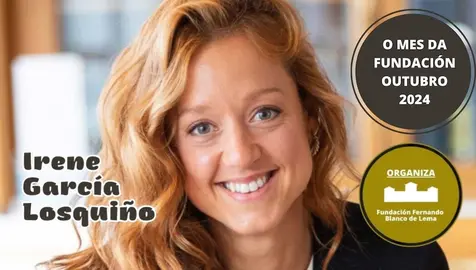 Irene García Losquiño na FUNDACION Fernando Blanco de Cee
