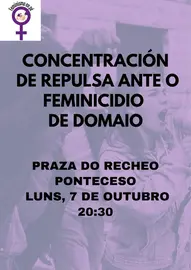 Concentracion feminincidio moana