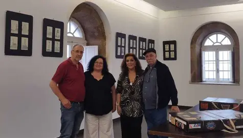 Exposicion de  Luís Felipe Capellín no Faro Vilan