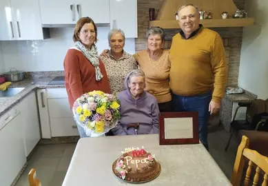 2024.10.21.- 100 aniversario Josefa Esperanza Vázquez Castiñeiras-Centenaria laracha