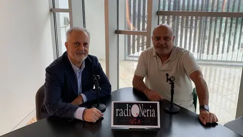 Julio Castro no programa de Luis Corral da radiONeria a finais de xuno