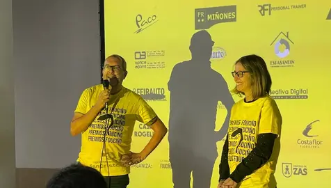 Chema Rei e Mabel Montes nos Premios Foucino