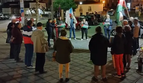 Concentración en Corcubion Palestina 4-11-24