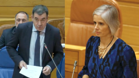 Roman Rodriguez e Patricia Iglesias no Parlamento