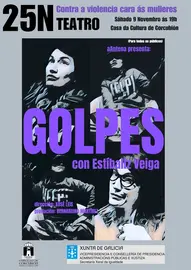 Teatro Golpes 25N en Corcubion