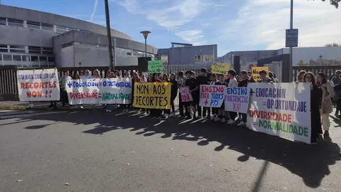 concentracion do IES Agra Lebrosi