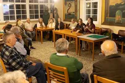 Charla Erika Fondo no Fogar dos Maiores de Malpica