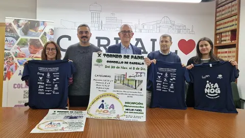 Presentacion do Torneo Solidario de Padel