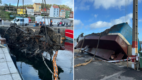Recuperando o  boniteiro Jaungaikoa do porto de Camarinas