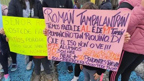 Concentracion da ANPA A Granxa CEIP Bergantinos