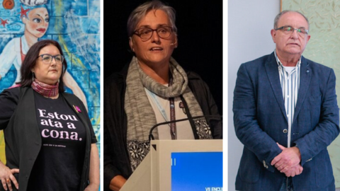 Vii Rivadulla Nieves Lema e Xose Maria Varela no Faladoiro do Festival Comarea