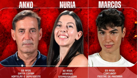 Anxo Nuria e Marcos no Salvaxe da TVG