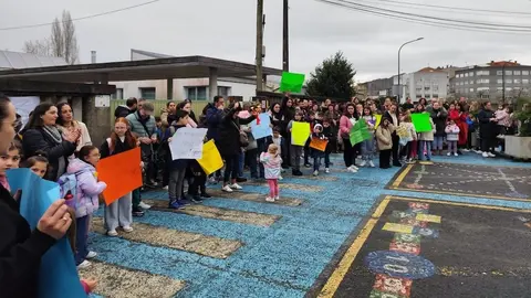 Concentracion CEIP Bergantiños 