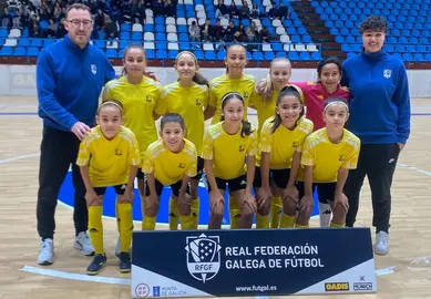  selección da costa alevín femenina de fútbol sala 