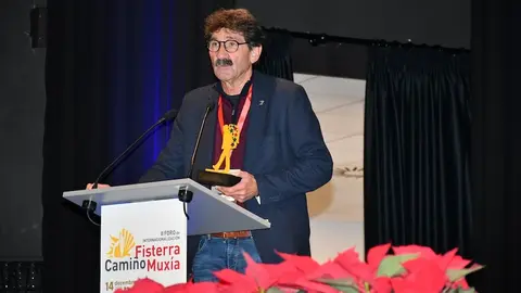 Jose Manuel pequeno no Foro do Camino