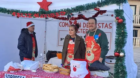 A Comision de Festas de Fisterra no Mercado da Fin da Terra do ano pasado