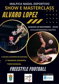 Alvaro Lopez en Malpica futbol freestyle