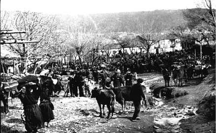Feira de Gando da Serra de Outes seculo XX