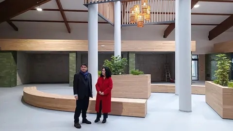 Pedro Blanco e Margot Lamela no Mercado de Cee