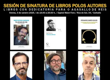 SESIÓN DE SINATURA DE LIBROS POLOS AUTORES