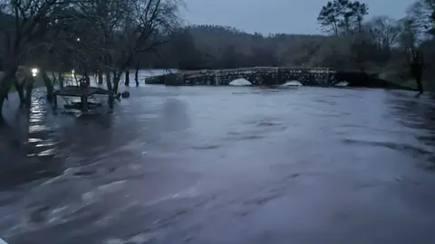 Xallas na Ponte De Brandomil.