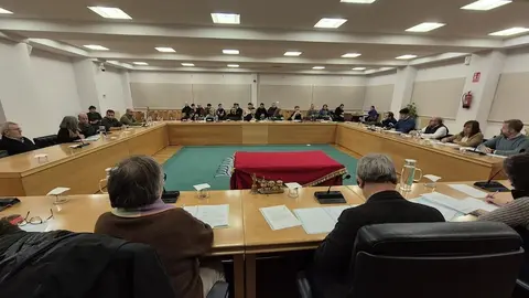 Xentes de Razo e Baldaio no pleno de Carballo