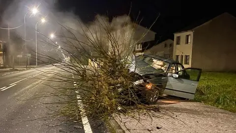 Accidente en Ogas Vimianzo