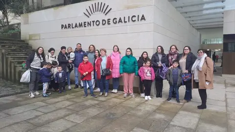 ANPA Granxa e familias no Parlamento
