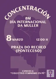 8 de marzo en Ponteceso